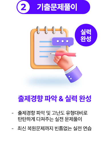 기출문제풀이. 실력 완성. 출제경향 파악&실력완성